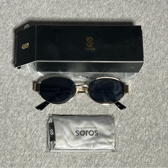 sojos Accessories - Oval Sunglasses Unisex Shades UV400 Protection Sojos